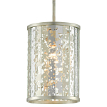 Подвесной светильник в форме цилиндра Speckled Mirror Plates варинант исполнения - 2 | Loft Concept в Костроме