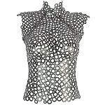 Аксессуар на стену из металла Female Torso Metal Wall Accessory варинант исполнения - 1 | Loft Concept в Костроме