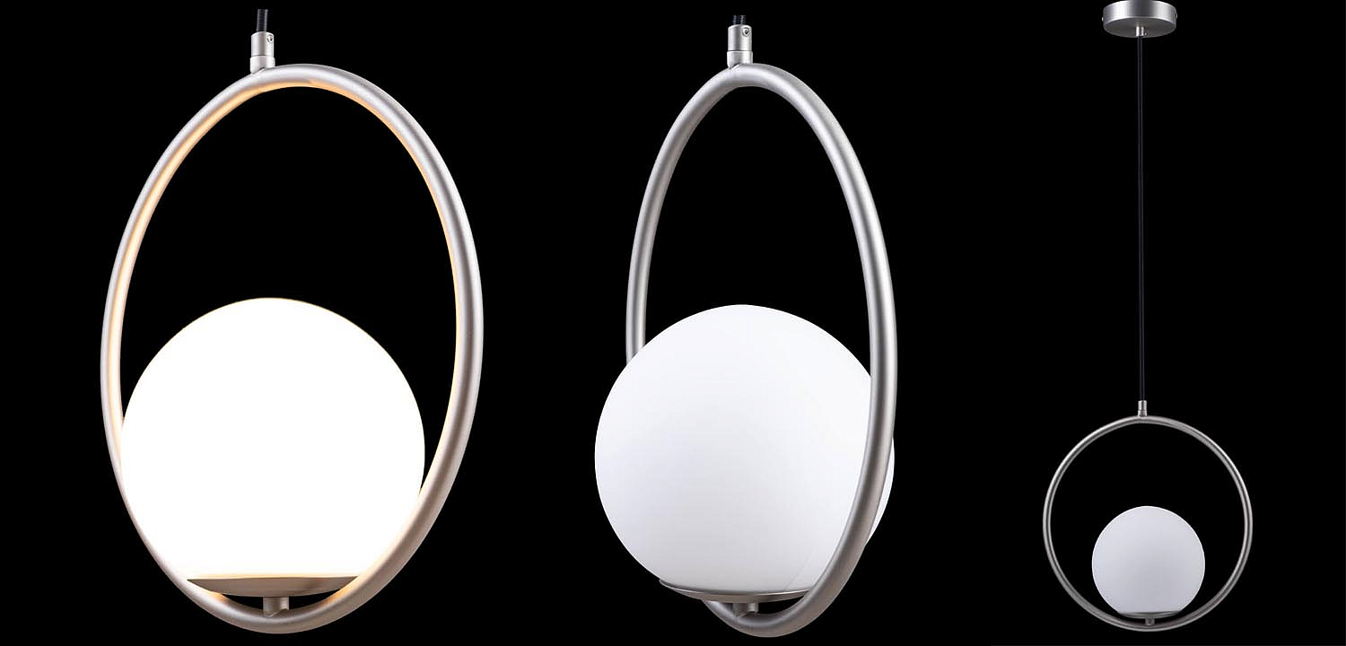 Подвесной светильник B.LUX C Ball circle nickel Подвесной светильник B.LUX C Ball circle nickel - Loft-Concept в Костроме