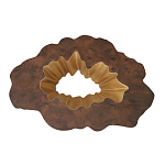 Кофейный стол Burl Exotic tree Coffee Table Black варинант исполнения - 2 | Loft Concept в Костроме
