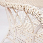 Комплект уличной мебели из ротанга Eloise белый варинант исполнения - 4 | Loft Concept в Костроме