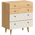 Комод с принтом на ящиках Elise Chest of Drawers варинант исполнения - 15 | Loft Concept в Костроме