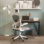 Кресло для компьютерного стола Easement Grey&White варинант исполнения - 10 | Loft Concept в Костроме