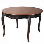 Стол круглый из массива березы в стиле прованс Vintage варинант исполнения - 1 | Loft Concept в Костроме