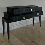 Премиальная Консоль с тремя ящиками Elsa Dreams Black варинант исполнения - 2 | Loft Concept в Костроме