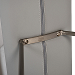 Стул барный серый с обивкой из экокожи Special Support варинант исполнения - 4 | Loft Concept в Костроме