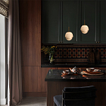 Подвесной светильник из белого алебастра Cryptocrystalline Stone варинант исполнения - 8 | Loft Concept в Костроме