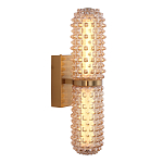 Бра с факутрным стеклянным плафоном Шампань Sonora варинант исполнения - 1 | Loft Concept в Костроме