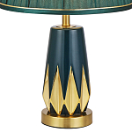 Настольная лампа с абажуром Femia Green Gold Table Lamp варинант исполнения - 2 | Loft Concept в Костроме