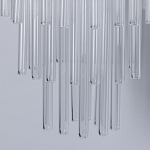 Бра с круглым основанием и длинными прозрачныи стеклянными трубками Nembus варинант исполнения - 7 | Loft Concept в Костроме