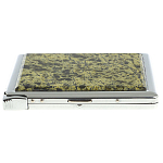 Портсигар на 10 сигарет с газовой зажигалкой из натурального камня Змеевик Светлый Stone Cigarettes Cases варинант исполнения - 5 | Loft Concept в Костроме