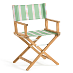 Кресло режиссерское из акации и ткани Geneva варинант исполнения - 1 | Loft Concept в Костроме