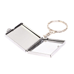 Зеркало брелок складное двухстороннее из натурального камня Оникс Silver Stone Mirrors варинант исполнения - 6 | Loft Concept в Костроме