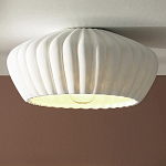 Потолочный светильник керамический Ceramic Embossed Lamp варинант исполнения - 2 | Loft Concept в Костроме