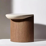 Дизайнерский журнальный стол полукруглой формы Pokun варинант исполнения - 2 | Loft Concept в Костроме