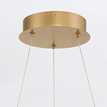 Люстра золотого цвета с 2-мя светодиодными кольцами Eurofase варинант исполнения - 4 | Loft Concept в Костроме