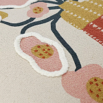 Подушка с цветочным принтом Blooming Elegance Rose варинант исполнения - 2 | Loft Concept в Костроме