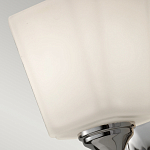 Бра для ванных комнат с белым матовым плафоном квадратной формы на основании цвета хром Feiss варинант исполнения - 5 | Loft Concept в Костроме