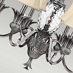 Люстра с 7-ю кремовыми текстильными абажурами Hinkley варинант исполнения - 6 | Loft Concept в Костроме