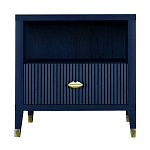 Прикроватная тумбочка с полкой Elsa Dreams Blue варинант исполнения - 5 | Loft Concept в Костроме