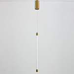 Подвесной светильник в форме цилиндра Trumpet Tube Brass варинант исполнения - 6 | Loft Concept в Костроме