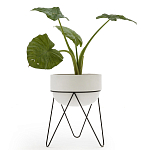 Кашпо Elevated Planters Luna 54 белое варинант исполнения - 2 | Loft Concept в Костроме