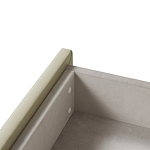 Консоль прямоугольная на золотом каркасе с 2-мя ящиками Warwick варинант исполнения - 1 | Loft Concept в Костроме