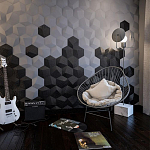 Гипсовая 3D панель с принтографией PM-30 варинант исполнения - 7 | Loft Concept в Костроме