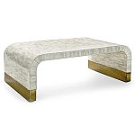 Стол журнальный Белый  BONE INLAY SIDE TABLE-Cream варинант исполнения - 4 | Loft Concept в Костроме