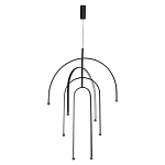 Люстра подвесная с дугообразными изогнутыми элементами Luke Lampco Tracer Lamp варинант исполнения - 2 | Loft Concept в Костроме