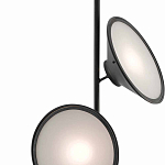 Торшер черный с 2-мя большими лампами Black Diffusers варинант исполнения - 1 | Loft Concept в Костроме