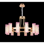 Люстра круглая с текстурными цилиндрическими плафонами Glimpse варинант исполнения - 4 | Loft Concept в Костроме