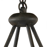 Люстра круглая с литыми стеклянными дисками Olympe Glass Chandelier варинант исполнения - 3 | Loft Concept в Костроме