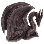 Декоративная статуэтка Дракон Dark Bronze Winged Dragon Statuette варинант исполнения - 1 | Loft Concept в Костроме