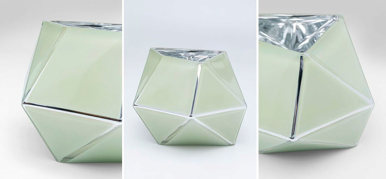 Ваза серая Geometric projection Ваза серая Geometric projection - Loft-Concept в Костроме