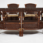 Комплект обеденный из ротанга Eloise grand варинант исполнения - 11 | Loft Concept в Костроме