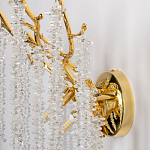 Бра золотого цвета с ветвями и хрустальными подвесками FAIRYTREE Light варинант исполнения - 7 | Loft Concept в Костроме