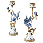 Подсвечник Candleholder Birds Atlanta Set 2 Pcs варинант исполнения - 1 | Loft Concept в Костроме