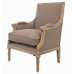 Кресло William Classical Armchair brown flax варинант исполнения - 3 | Loft Concept в Костроме