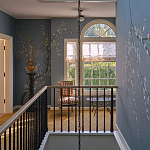 Обои ручная роспись Nara Original colourway on Summer Sky slub silk варинант исполнения - 2 | Loft Concept в Костроме