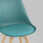 Стул с основой из пластика и мягким сиденьем Arvika Azure варинант исполнения - 7 | Loft Concept в Костроме