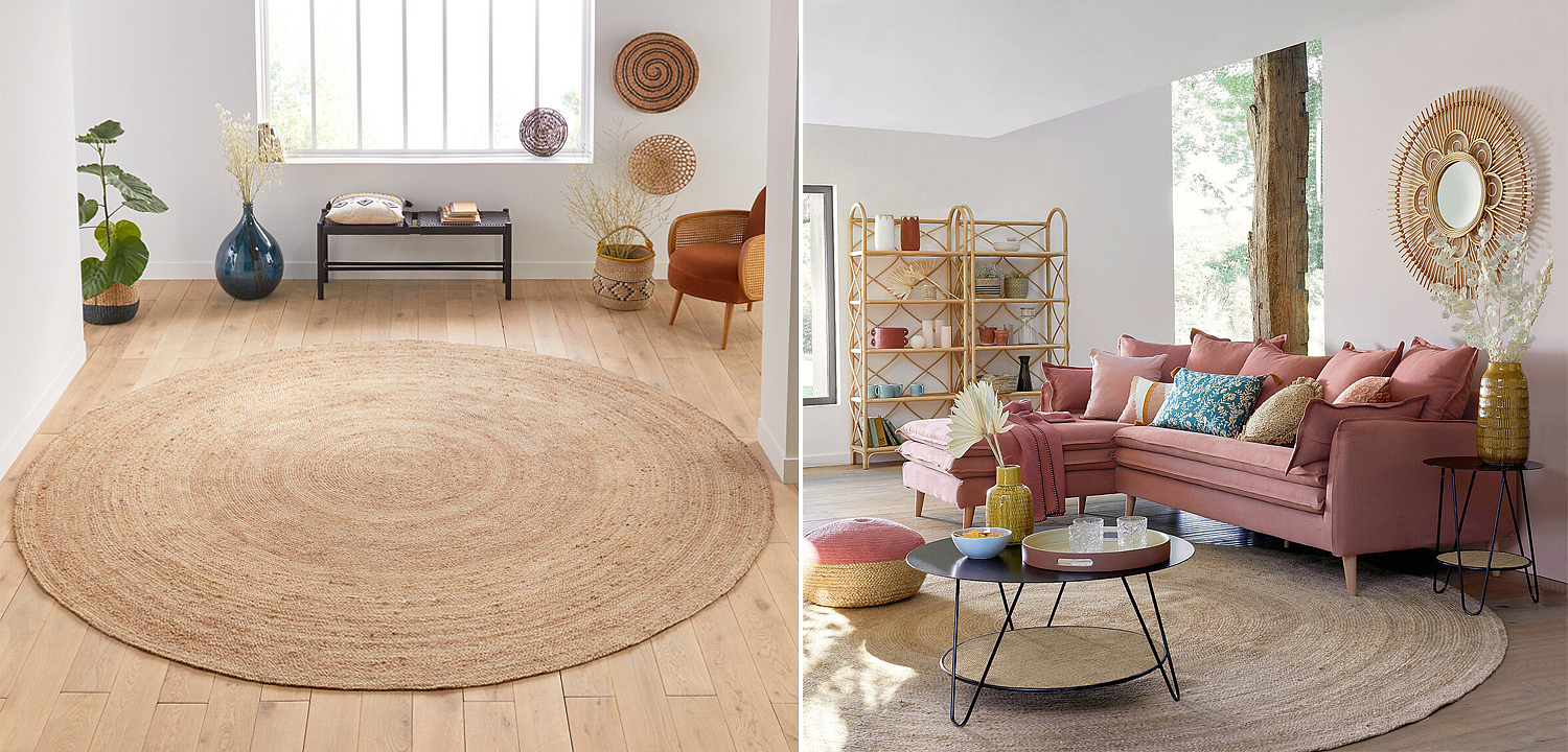 Ковер Round Carpet 100% джут Ковер Round Carpet 100% джут - Loft-Concept в Костроме