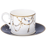 Чайный набор из фарфора с изображением лошадей на 6 персон 12 предметов Porcelain Horse Set   варинант исполнения - 2 | Loft Concept в Костроме