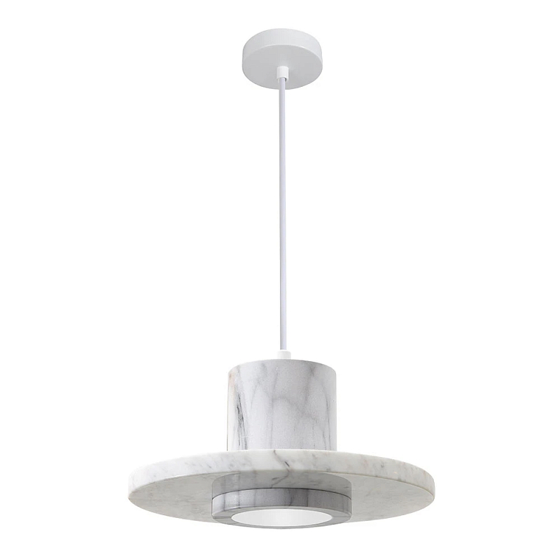 Подвесной светильник Douro Light белый мрамор Белый Белый Мрамор Bianco в Костроме | Loft Concept 