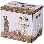 Кружка из фарфора с изображением фазанов и собаки 400 мл Hunting Porcelain Collection варинант исполнения - 2 | Loft Concept в Костроме