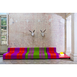 Дизайнерское кресло зеленое Poltronova Sofo Verosa Green Pink Armchair варинант исполнения - 6 | Loft Concept в Костроме