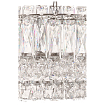 Люстра подвесная круглая из прозрачного хрусталя с корпусом из металла цвета хром Selfsufficient варинант исполнения - 2 | Loft Concept в Костроме