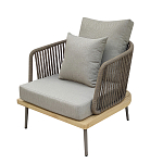 Кресло уличное серое Street Comfort  варинант исполнения - 1 | Loft Concept в Костроме