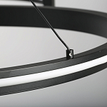 Люстра подвесная светодиодная в виде волнообразной ленты Ribbon Vortex варинант исполнения - 9 | Loft Concept в Костроме