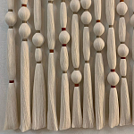 Панно на стену из хлопковых нитей White Morse Wall Hanging  варинант исполнения - 1 | Loft Concept в Костроме